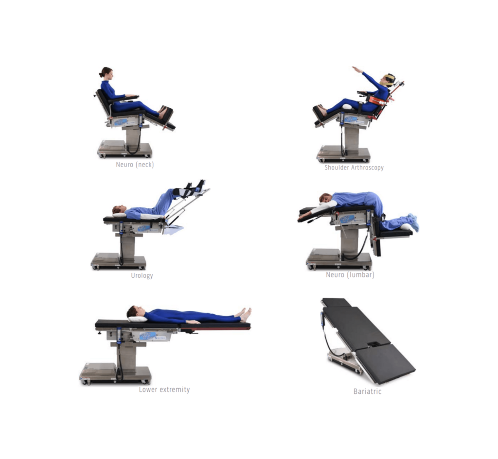 انواع میز تجهیزات اتاق عمل